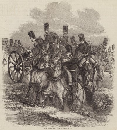 The Royal Artillery at Aldershot by B. Clayton